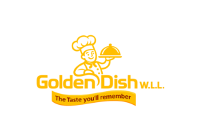 The Golden Dish logo with a chef illustration and the tagline “The Taste you’ll remember.”