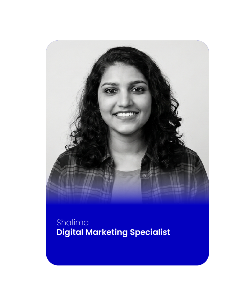 Shalima, digital marketing specialist for online marketing and visibility.